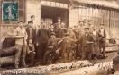 Carte postale ancienne - Casamène le 15 février 1912, Le bonjour du travail