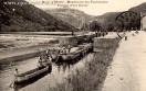 Carte postale ancienne - N. 4 - 4e Génie - Manœuvres des Pontonniers - Passage d...