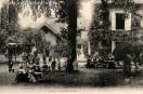 Carte postale ancienne - Restaurant PAUSET-FLEURET, à VELOTTE, près BESANÇON - T...