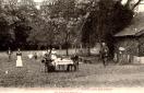 Carte postale ancienne - Restaurant PAUSET-FLEURET, à VELOTTE, près BESANÇON - L...