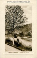Carte postale ancienne - BESANÇON-les-BAINS. - Route de Port-Douvot
