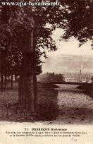 Carte postale ancienne - 71.  BESANÇON Historique - Vue prise des remparts de la...