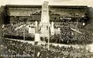 Carte postale ancienne Besançon - Allikhan - BESANÇON - Gare Viotte - Inauguration du monument aux Morts - Le 30 novembre 1924.