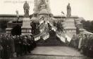 Carte postale ancienne - Inauguration monument aux Morts, Gare Viotte