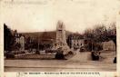 Carte postale ancienne - 89. BESANÇON - Monument aux Morts de 1914-1918 et Vue s...