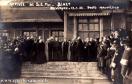 Carte postale ancienne - ARRIVÉE DE S.E.Mgr BINET - BESANÇON - 17.1.28, reçu par...