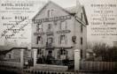 Carte postale ancienne - HOTEL MODERNE Gare Besançon-Viotte à gauche de la sorti...