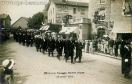 Carte postale ancienne - BESANÇON - Avenue de la Gare - Obsèques du Trompette PI...