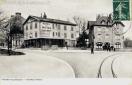 Carte postale ancienne - HOTEL DU CHAT NOIR (En face la gare) - LOUIS CATTET, Pr...