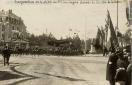 Carte postale ancienne - Inauguration de la statue du Gal Jeanningros. Arrivée d...