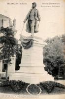 Carte postale ancienne - BESANÇON - Statue du Général JEANNINGROS - LAFAUCHEG, S...