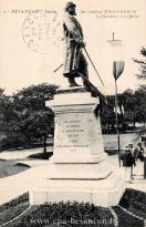 Carte postale ancienne - 2 - BESANÇON - Statue du Général JEANNINGROS - LAFAUCHE...