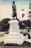 Carte postale ancienne - BESANÇON - Statue du Général JEANNINGROS - LAFAUCHEG, S...