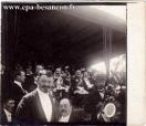 Carte postale ancienne - BESANÇON - Fêtes d'août 1909 - Inauguration de la statu...