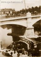 Carte postale ancienne - Besançon Tramway Pont Canot