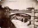 Carte postale ancienne - Besançon - Accident de tramway au pont de Canot (1899)