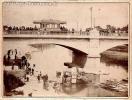 Carte postale ancienne - Besançon - Accident de tramway au pont de Canot (1899)
