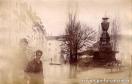 Carte postale ancienne - BESANÇON - Inondations sur la place du marché - 28 déce...