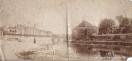 Carte postale ancienne - BESANÇON - Quais d'Arènes et pont Battant. v. 1890