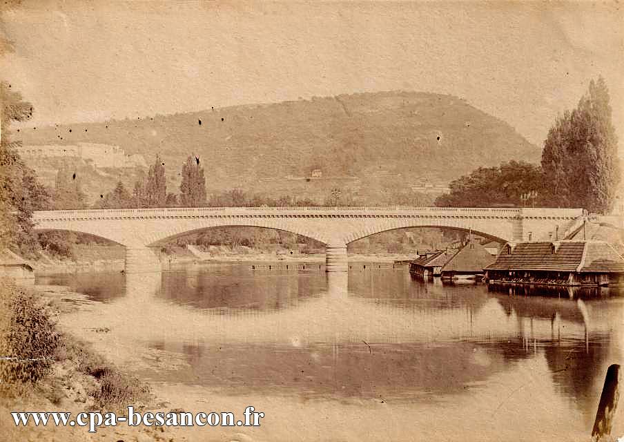 Besançon le pont st pierre 30 août 1889