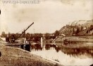 Carte postale ancienne - Besançon - Passerelle de Rivotte