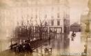 Carte postale ancienne - BESANÇON - Inondations du 28 décembre 1882 au square St...