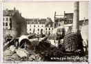 Carte postale ancienne - BESANÇON - Place du Jura - Restes de l'incendie de la d...
