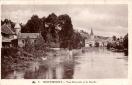 Carte postale ancienne Besançon - CAP - 1 MONTBENOIT. - Vue Générale et le Doubs